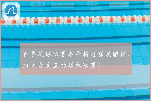 世界足球联赛水平排名深度解析:谁才是真正的顶级联赛?